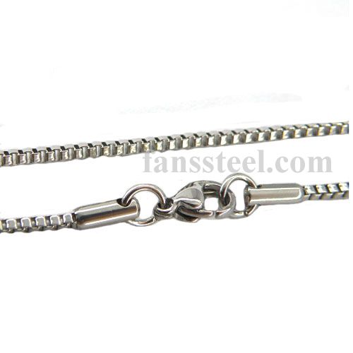 FSCH0W53 BOX chain necklace - Click Image to Close